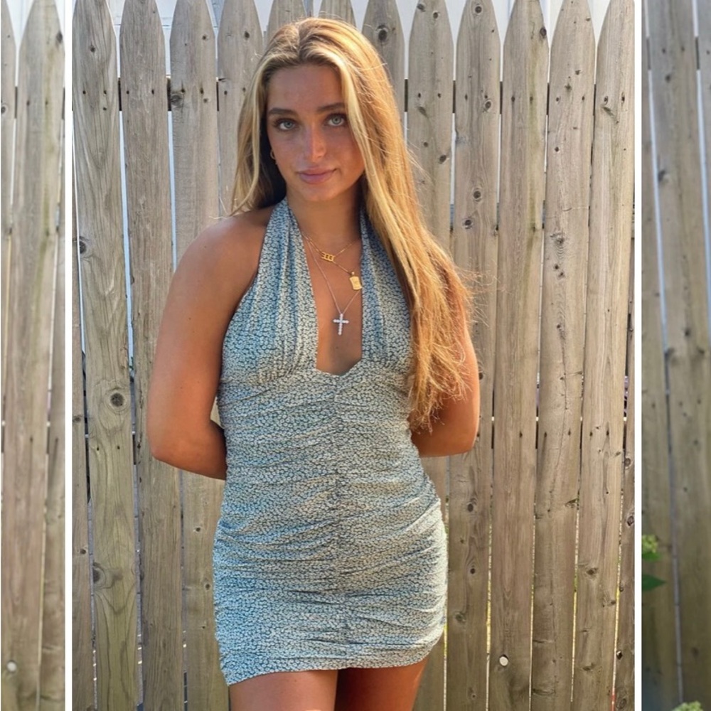 Island gypsy halter dress